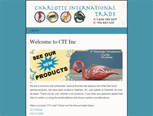 Tablet Screenshot of charlotteinternationaltradeinc.com